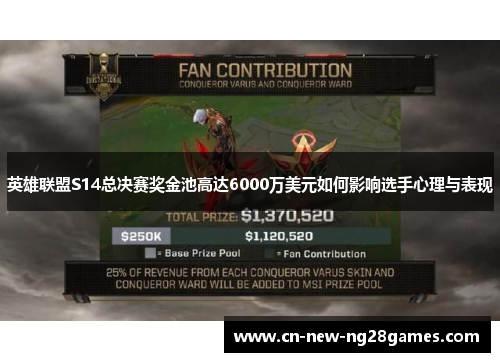 英雄联盟S14总决赛奖金池高达6000万美元如何影响选手心理与表现